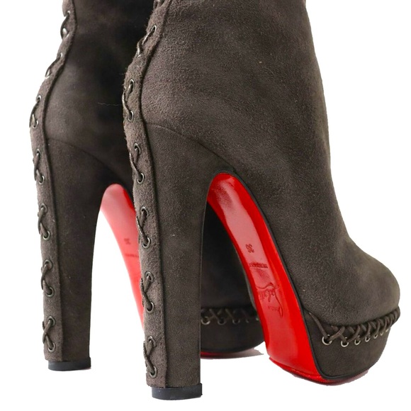 New CHRISTIAN LOUBOUTIN Suede Step N Roll - Picture 2 of 12